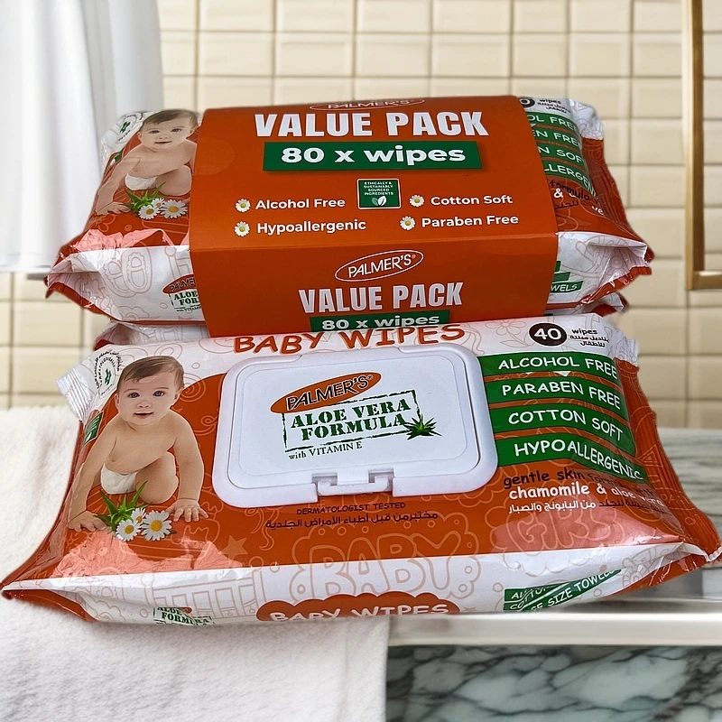 【品牌尾单】拍一发二Palmers帕玛氏芦荟湿巾