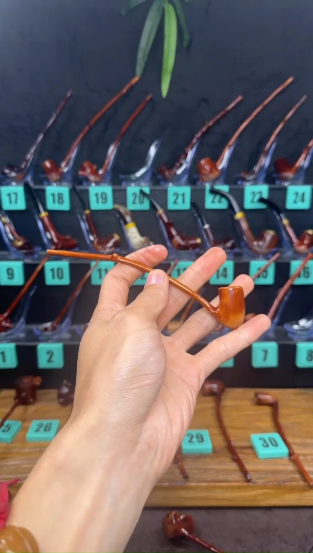 青**履一物一图檬子木手工香烟嘴