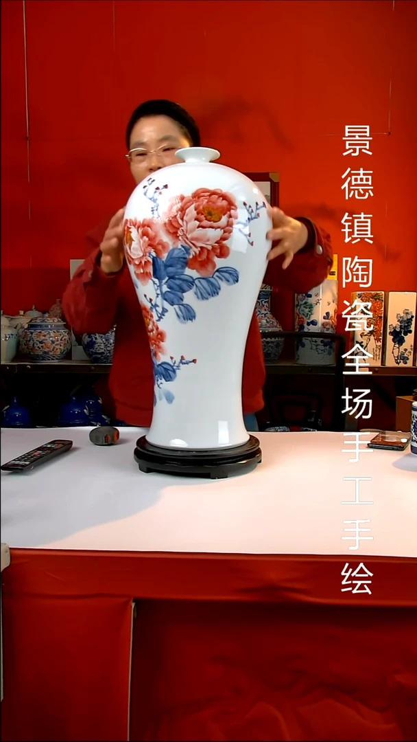 摆件陶瓷景德镇陶瓷 全场手工手绘