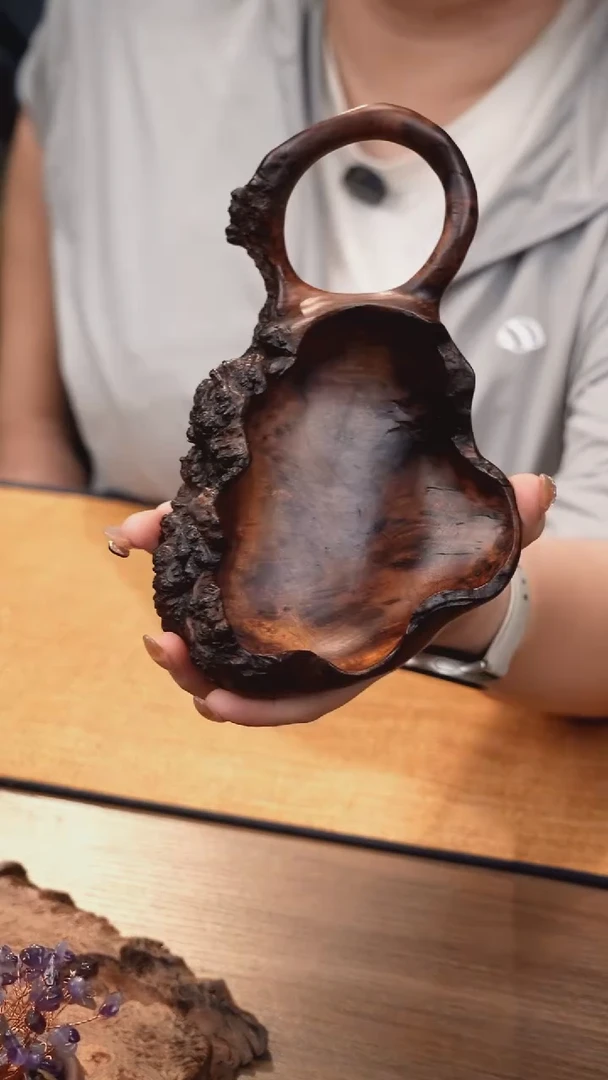 17号云小屋紫柚木果盘