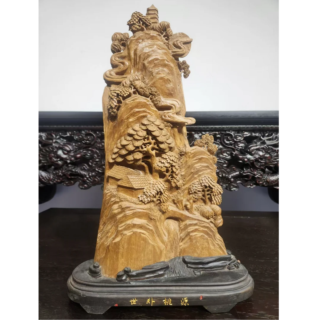 【东少珍藏】T12-33世外桃源  （多样性发货）摆件   手把件