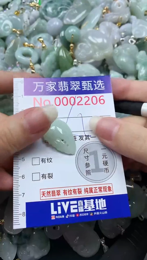 吊坠(不含链)未镶嵌翡翠2206