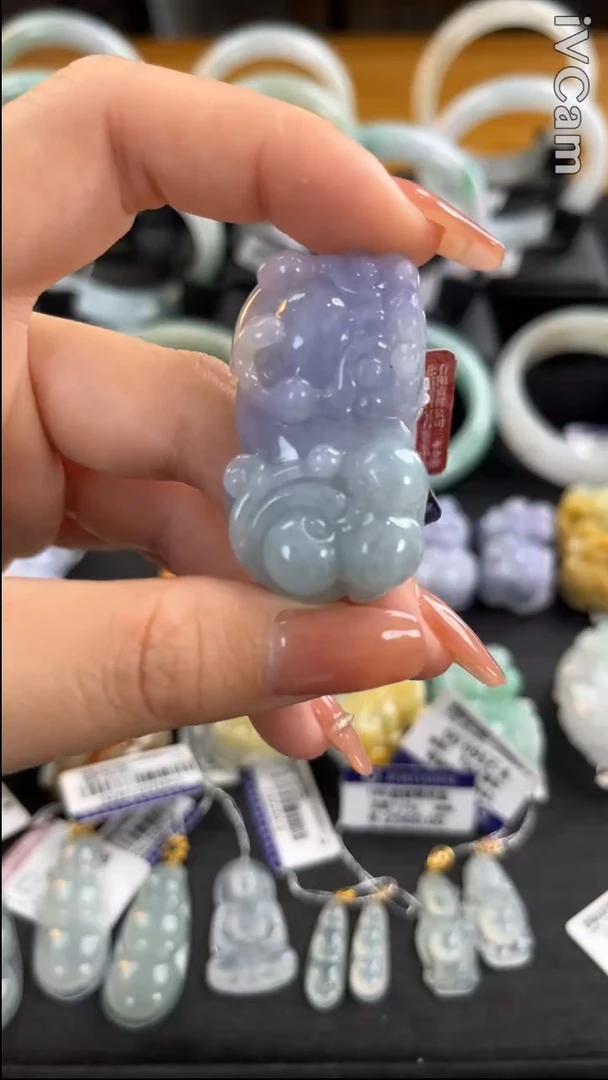 颈饰未镶嵌翡翠貔貅吊坠