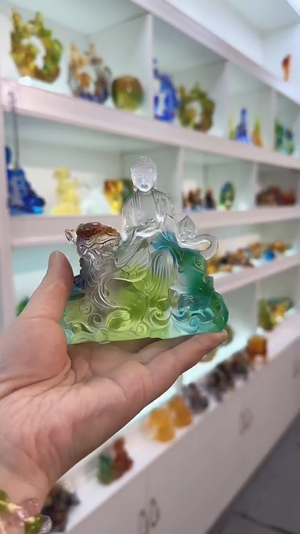 手工艺品琉璃大日如来