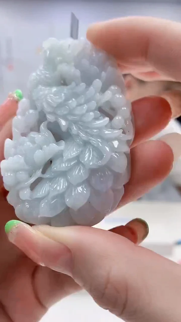 未镶嵌定制翡翠4868ry-毛货挂件100