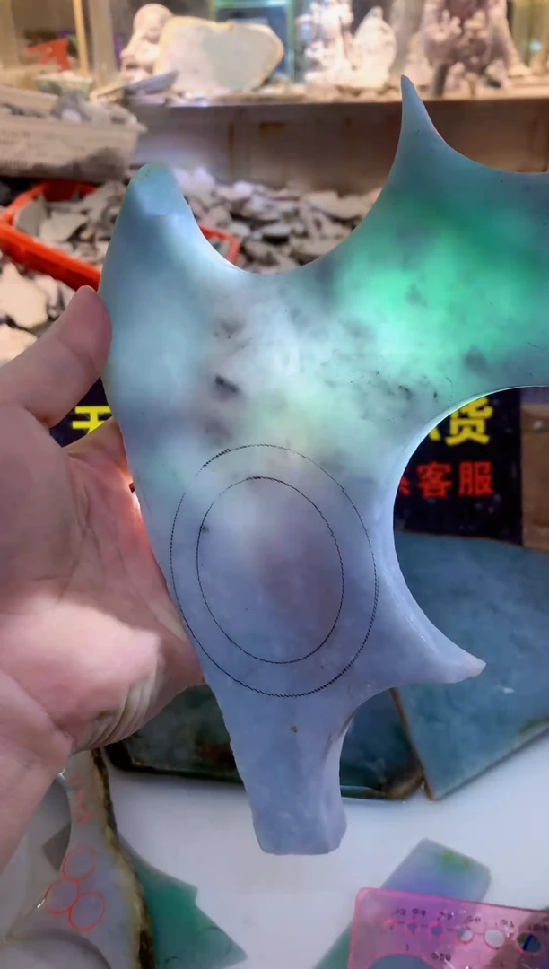 裸石翡翠0朗0翡翠珠宝251