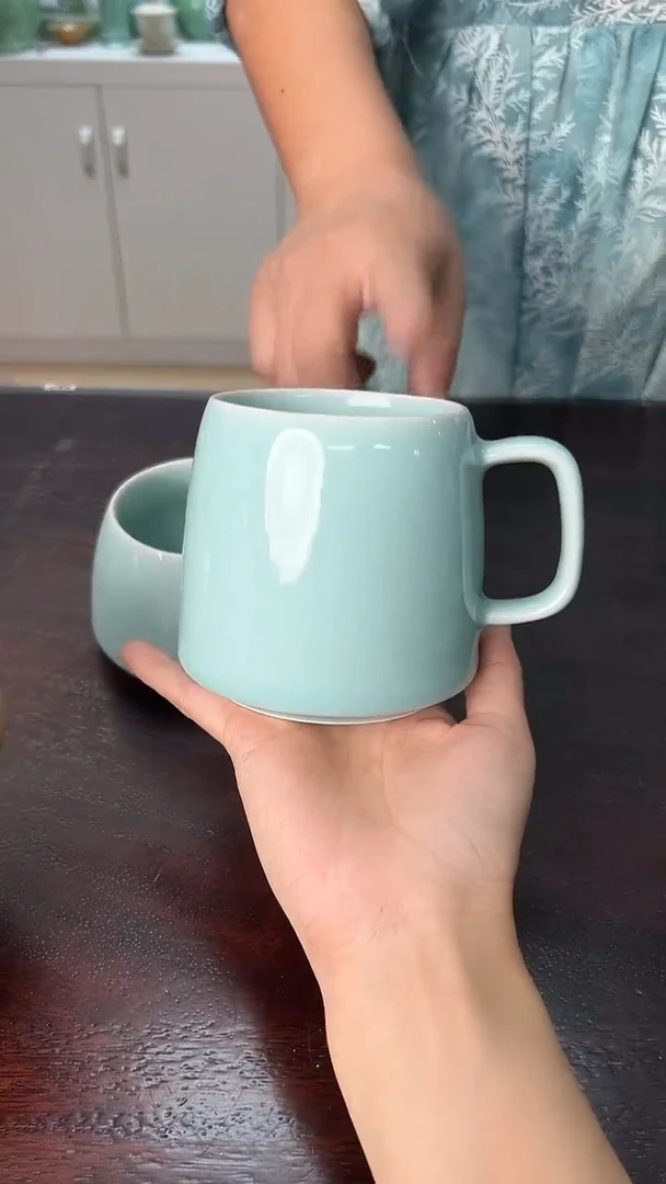 龙泉云间青瓷小米茶器