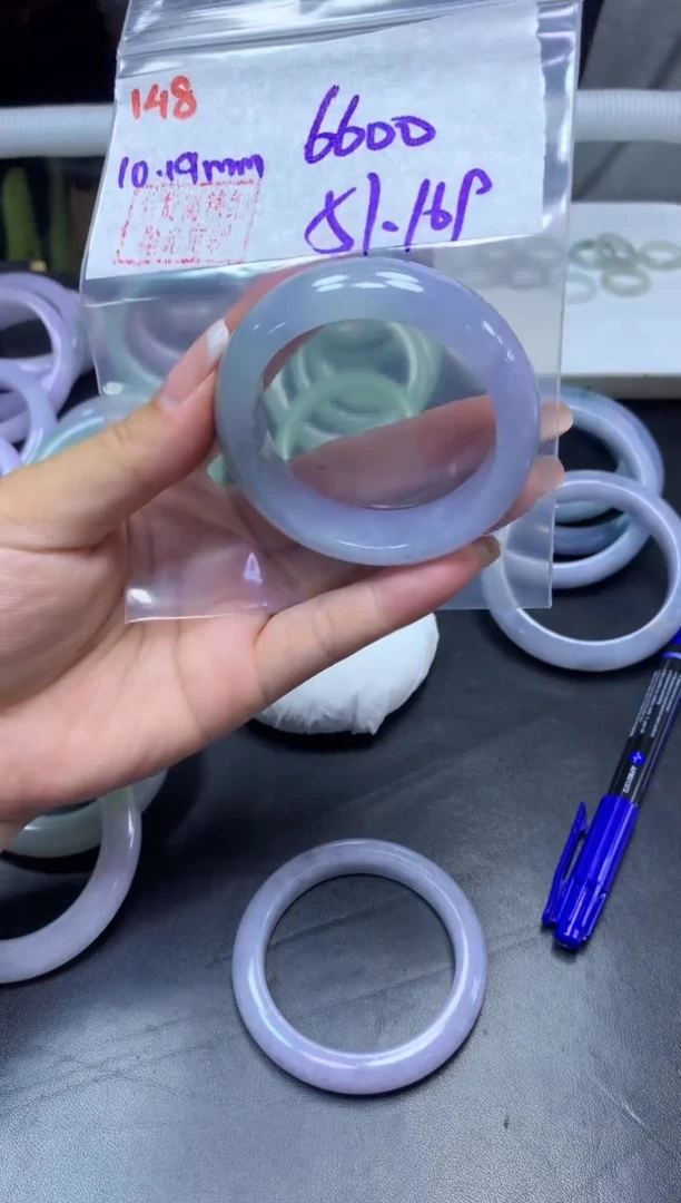 未镶嵌定制翡翠148手镯51+6600元+拍一发一