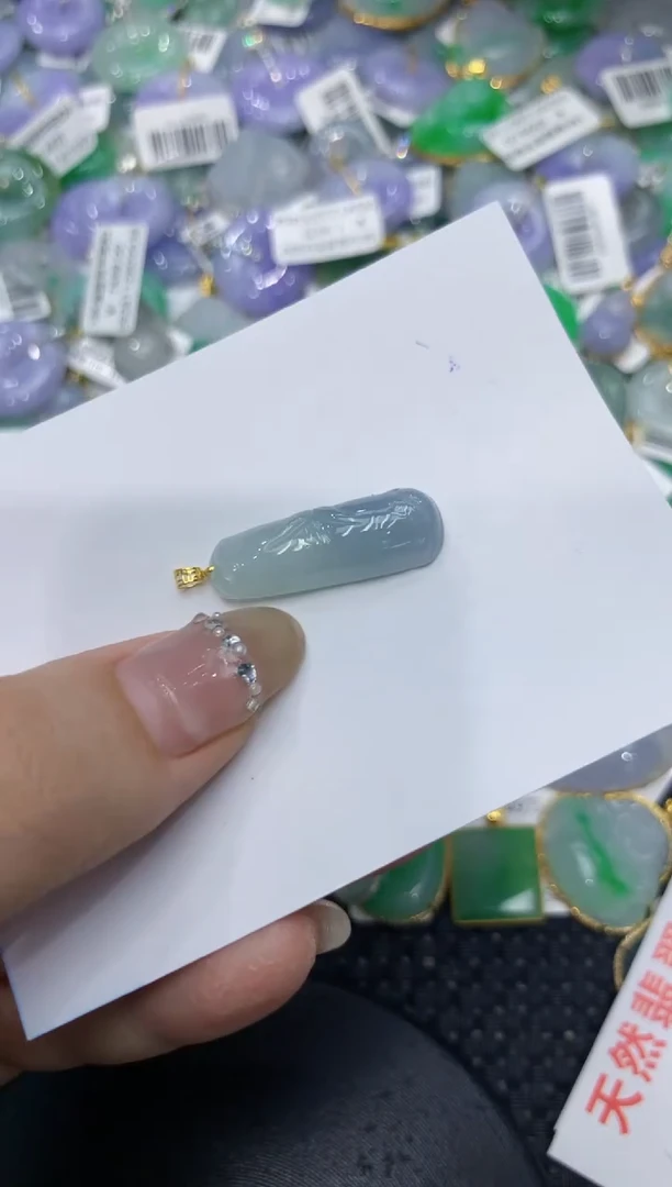 【闪购商品】翡翠颈饰18K金镶嵌2222222222