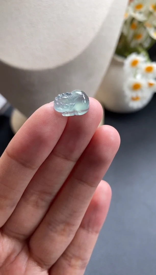 散珠翡翠冰种裸石