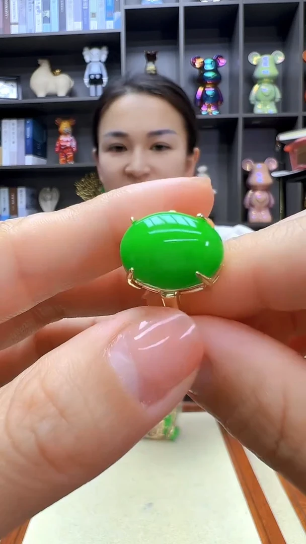 翡翠14K金镶嵌颈饰丹丹diy劲饰