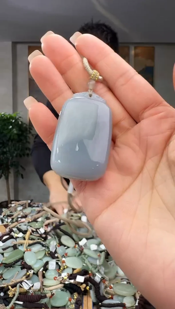 颈饰未镶嵌和田玉拍一发一多样性发货