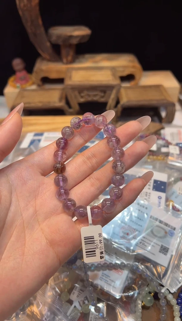 水晶手链未镶嵌手饰@@9611