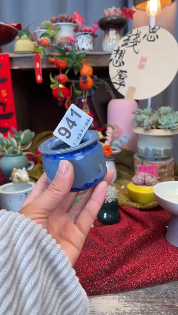 【闪购商品】摆件941知木小芳花盆