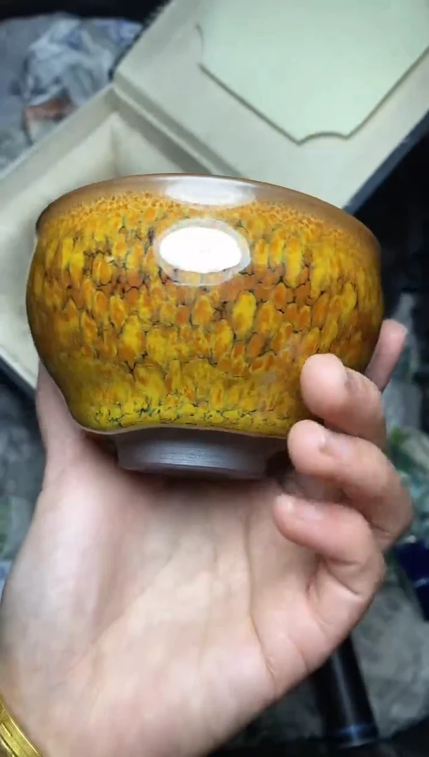 【闪购商品】茶盏金鹧鸪 将军 盏三疯建盏茶器