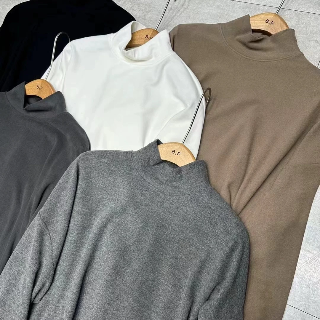 585款半高领打底保暖上衣