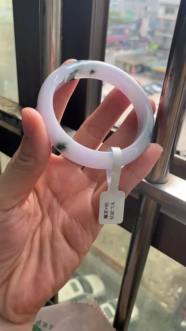 未镶嵌手镯翡翠//20254669   55+正圈