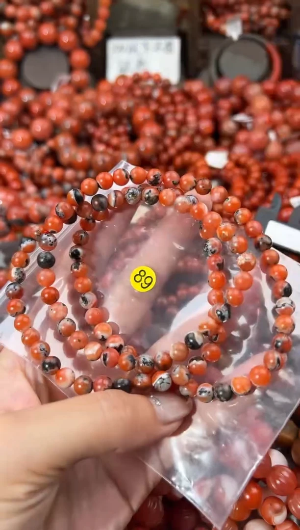 未镶嵌手串南红玛瑙6+