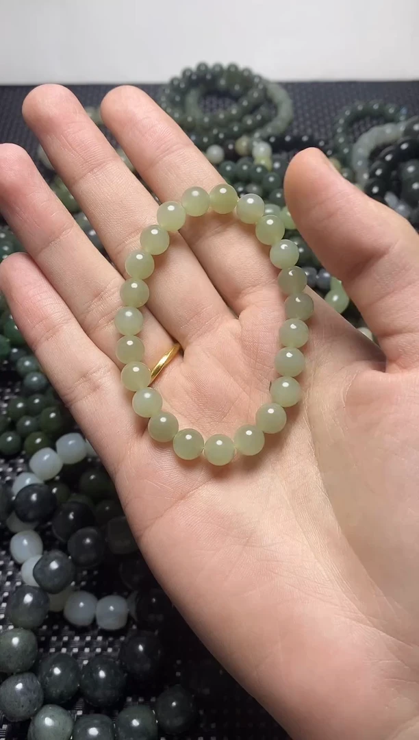 未镶嵌手链和田玉和田玉手串