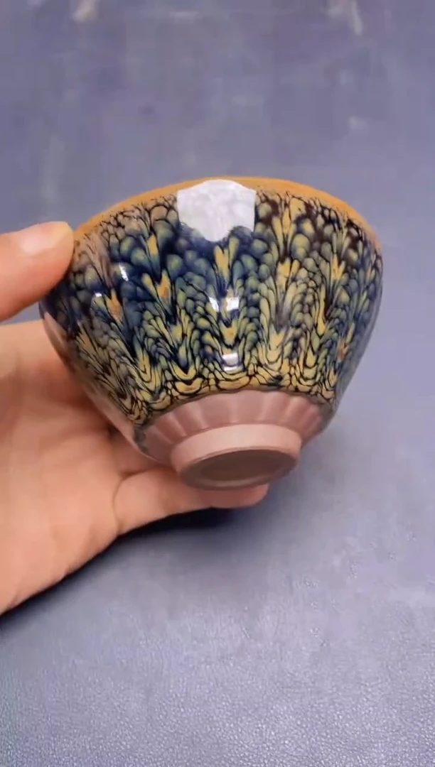 【闪购商品】茶盏鹧鸪花口----------------