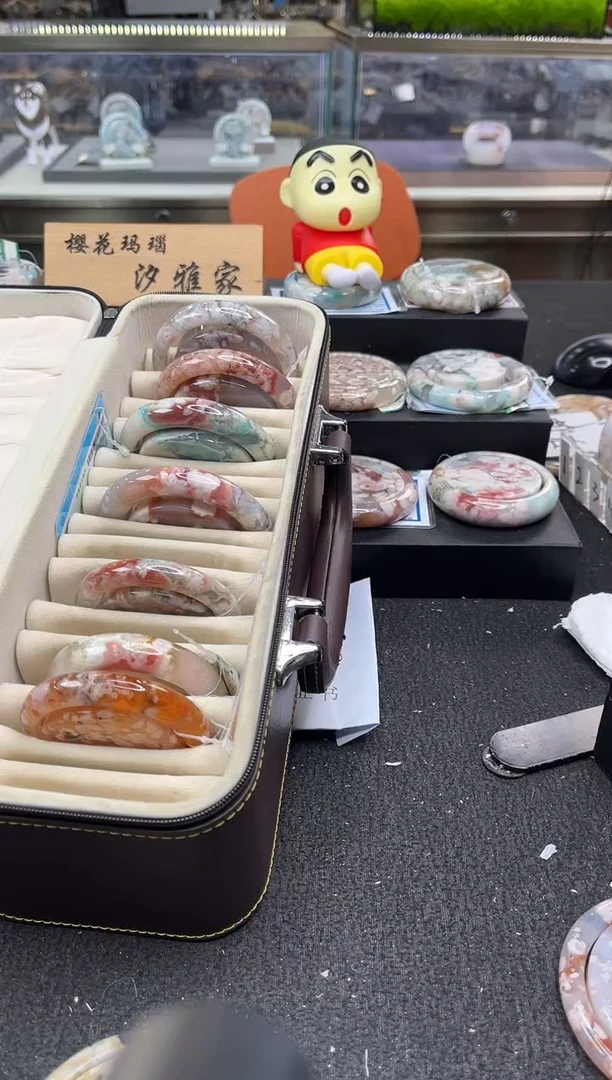 未镶嵌手镯石英质玉尘*丷圈口（赠品镯心）圈口（赠品镯心）