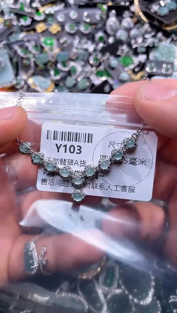 【闪购商品】翡翠颈饰未镶嵌Y103项链