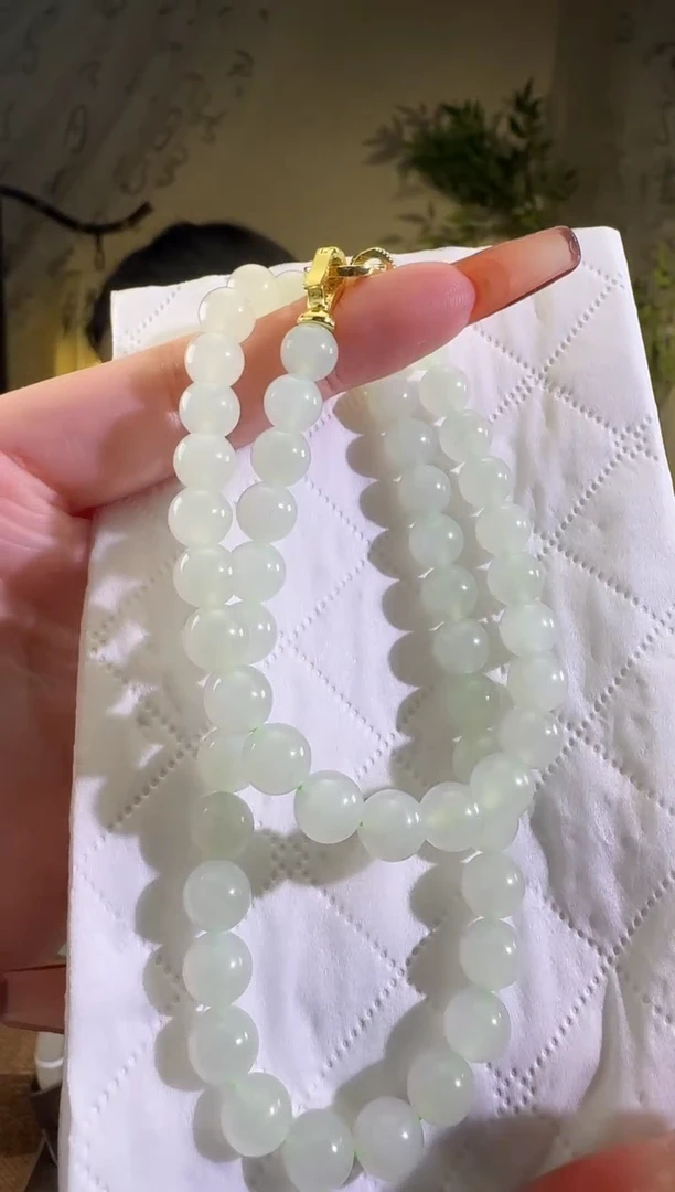 【闪购商品】和田玉颈饰未镶嵌8mm项链