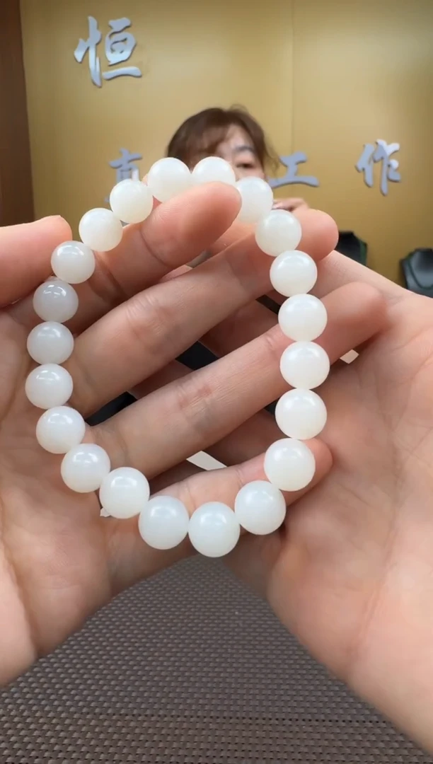 和田玉未镶嵌颈饰手串9-10多样性，发一