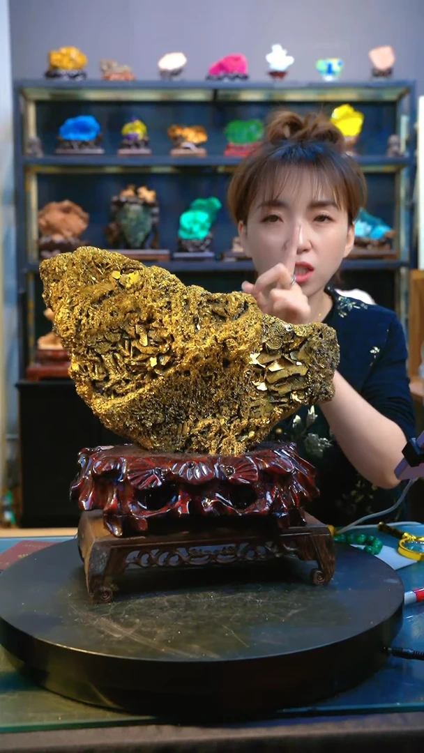 石材精品斑铜矿，石头摆件