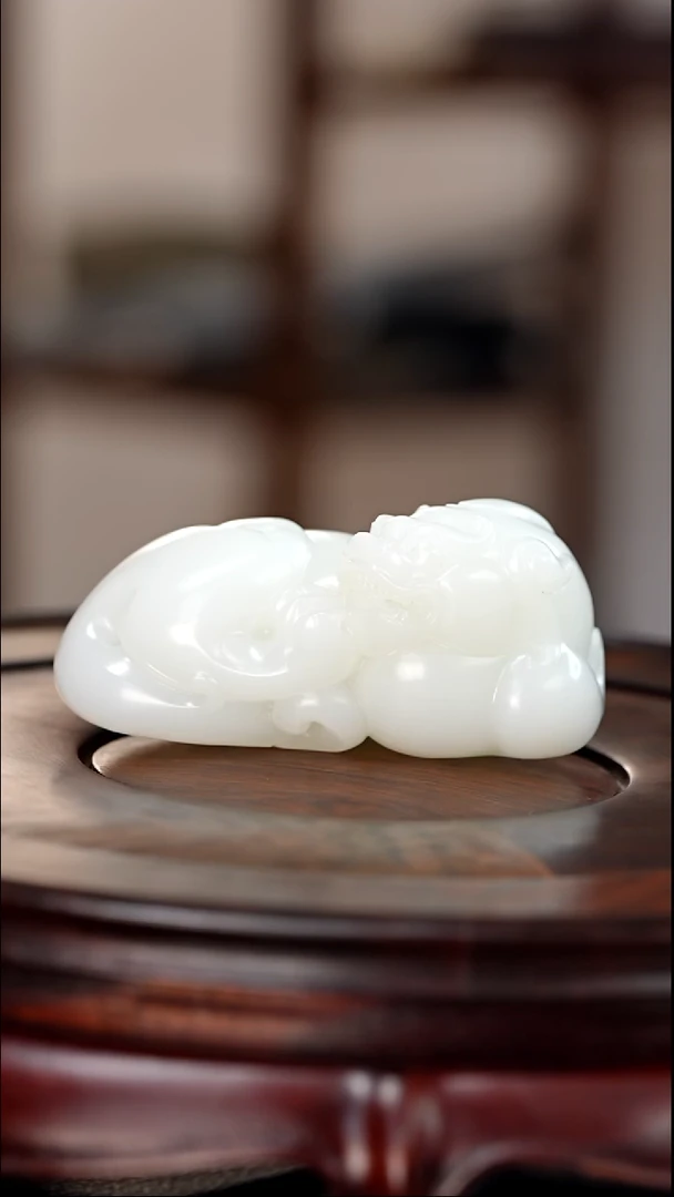 未镶嵌和田玉挂件茶和田玉