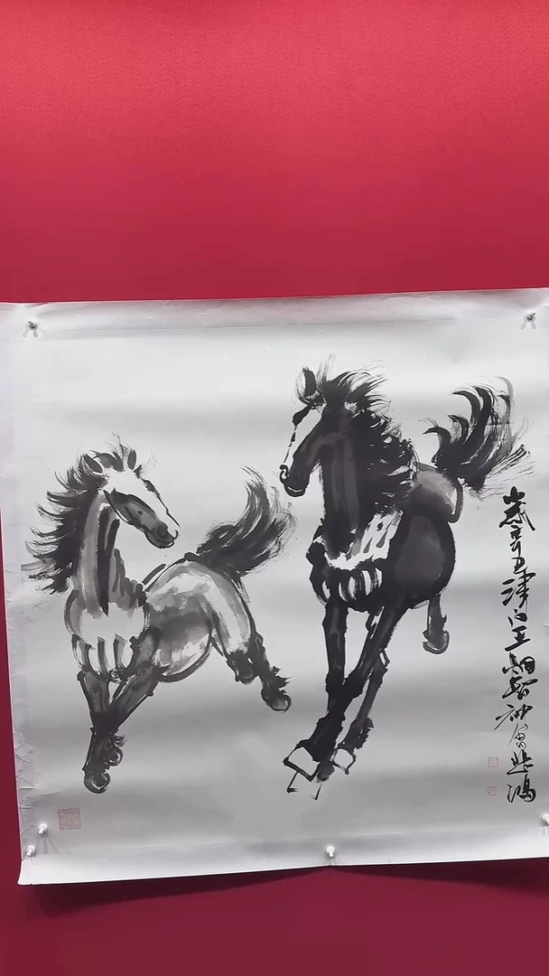 国画王炯智老师作品《马》120*120