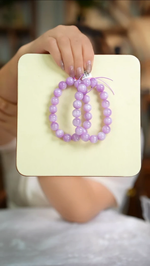 手串锂辉石未镶嵌紫锂辉串12.5mD193多样性发其一