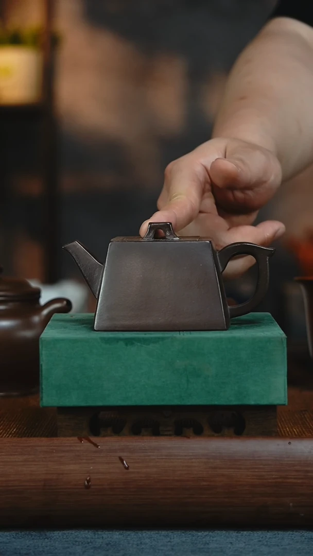 茶壶紫砂四方紫泥