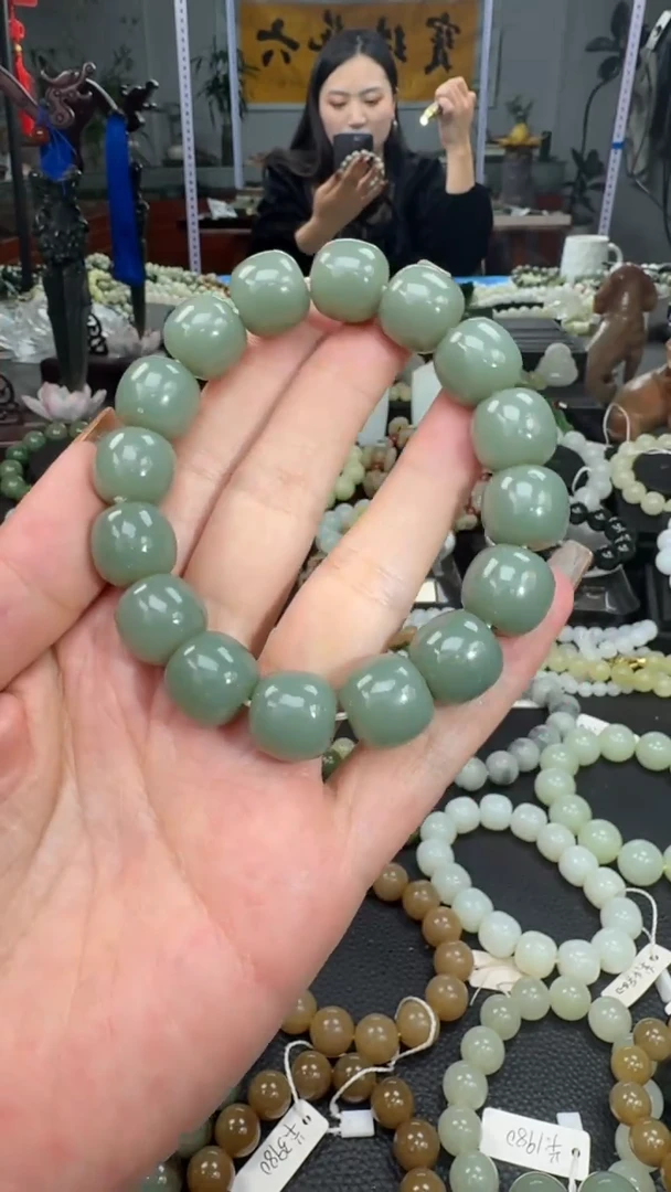 未镶嵌手串和田玉新疆且末蓝14