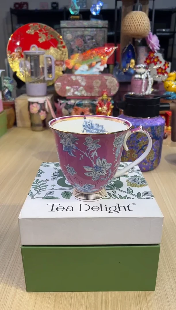 91瑰宝锦绣马克杯-浅紫