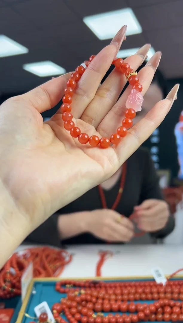 未镶嵌珠串南红玛瑙12.17-7mm(多样式)2980985058