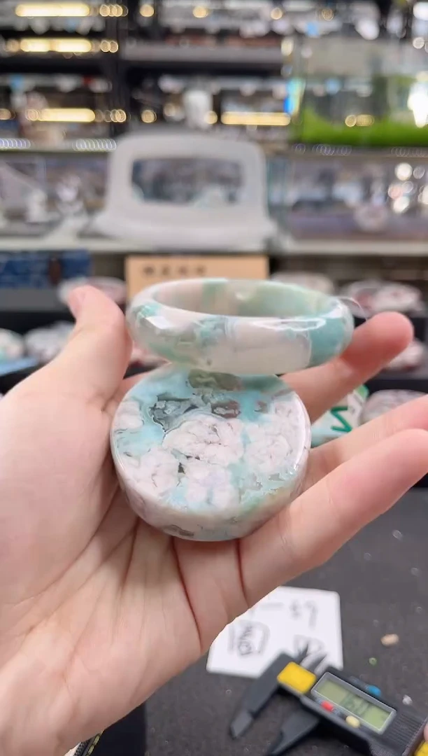 未镶嵌手镯石英质玉58--59