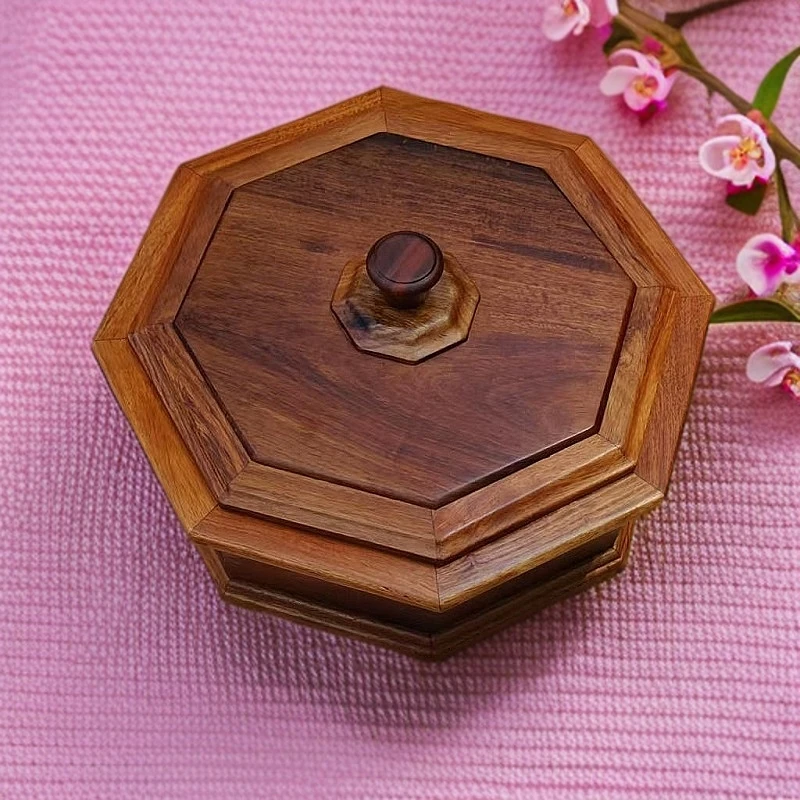 缅花素面分格果盒过年必备水果零食盒34*15cm