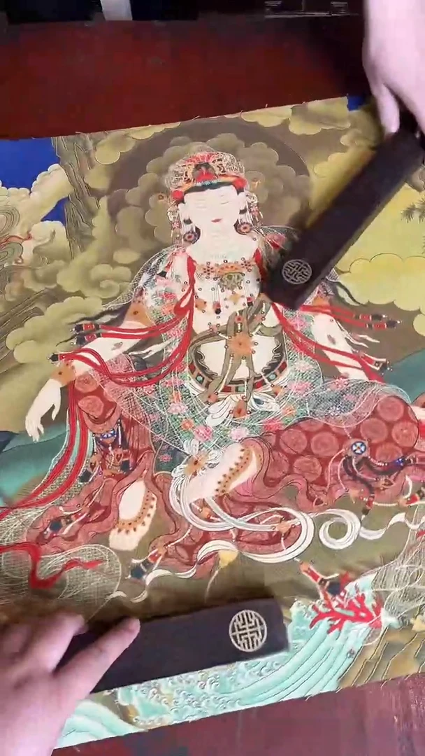 卷轴画手绘唐卡108