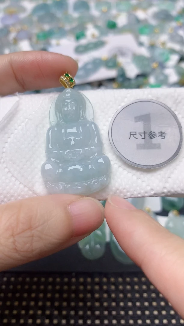 颈饰未镶嵌翡翠天然缅甸A货翡翠