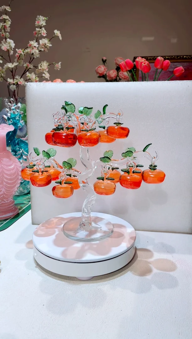 【闪购商品】琉璃手工艺品   18颗柿子树