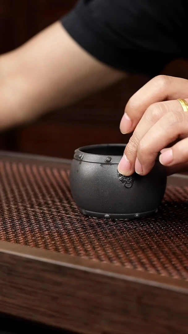 茶壶紫砂岩中泥战鼓杯