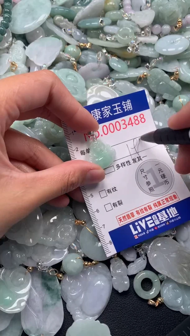 颈饰未镶嵌翡翠3488