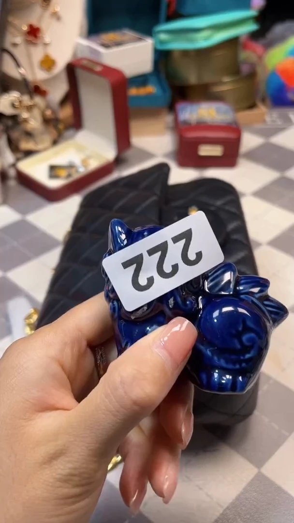 瓷片陶茶666文玩周边多人黑金球