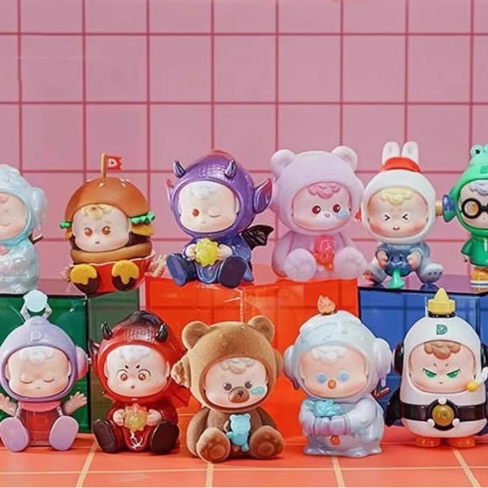 【拆盒】diudiubaby再见朋友系列盲盒潮玩手办人偶惊喜礼物可爱摆件