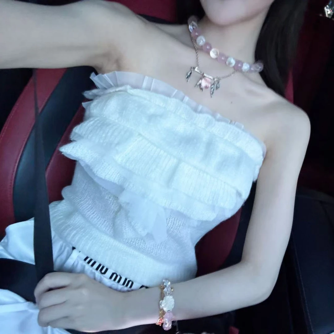 NicoHuangWJ 【奶油蛋糕】夏日抹胸背心气质