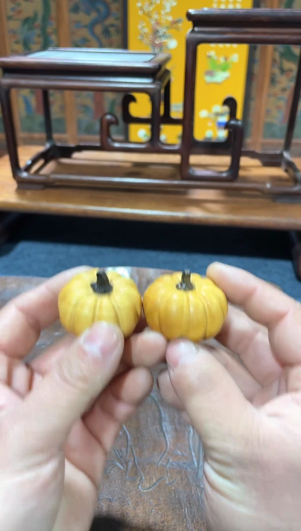 【闪购商品】木典藏老郑木器南瓜手把件