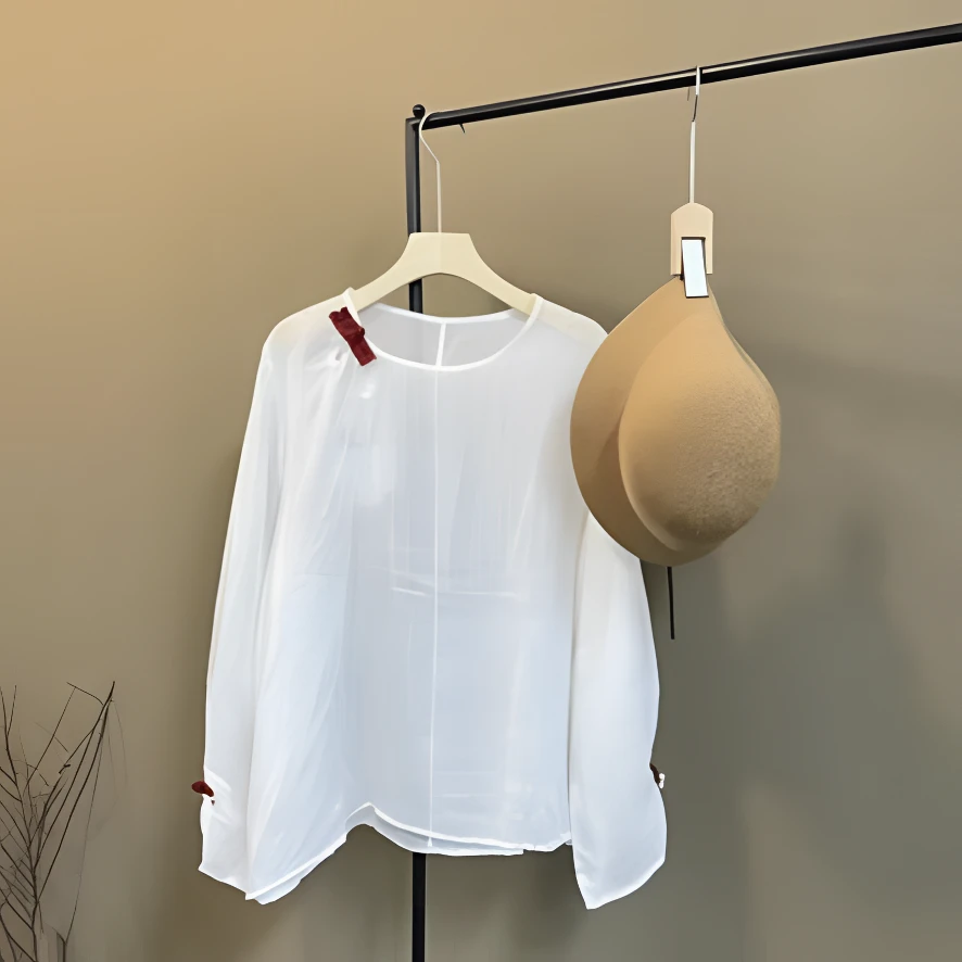续吉出品-323-49苎麻盘扣工艺高定上衣