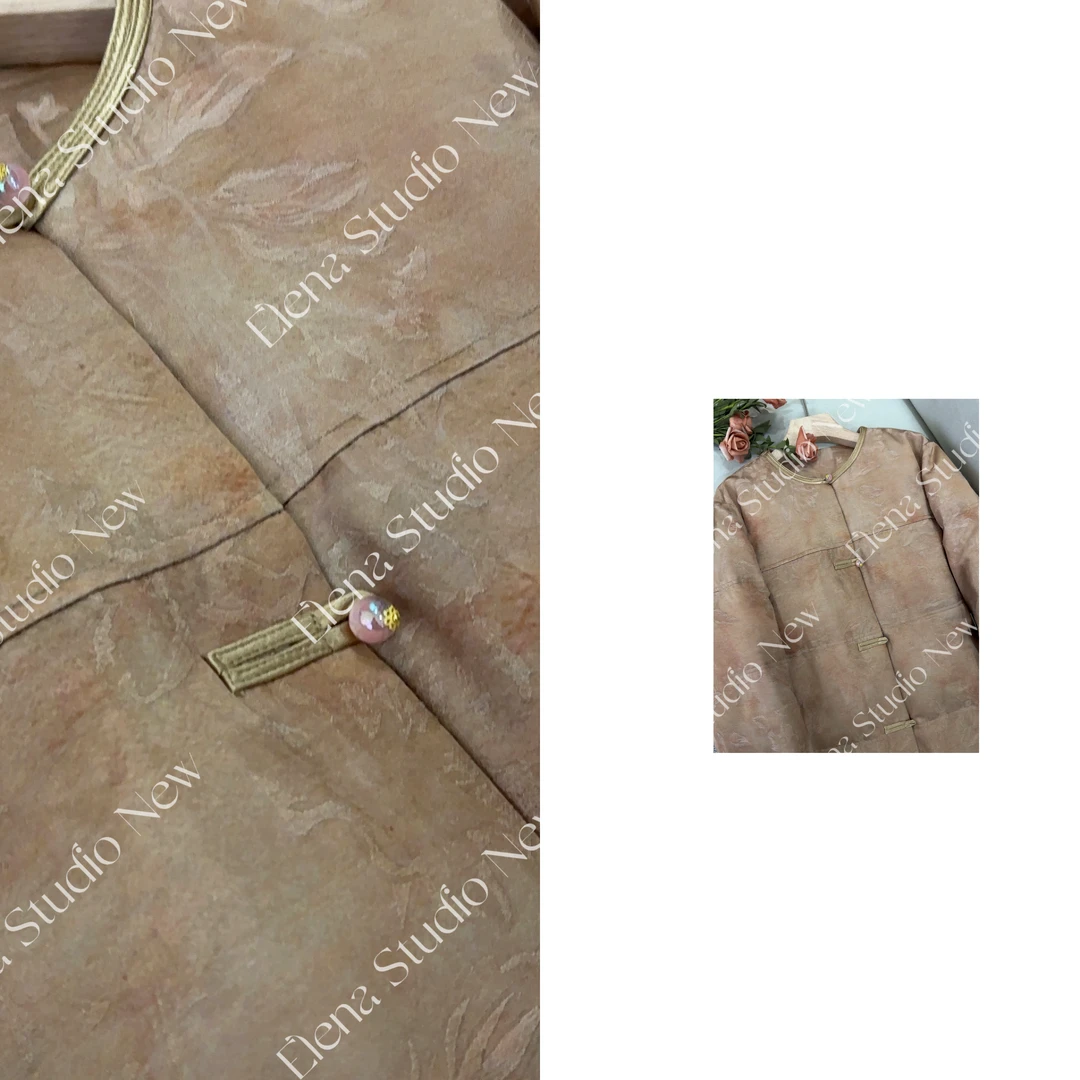 大甜甜【云中锦】设计感新中式貂貂精致温柔羽绒服