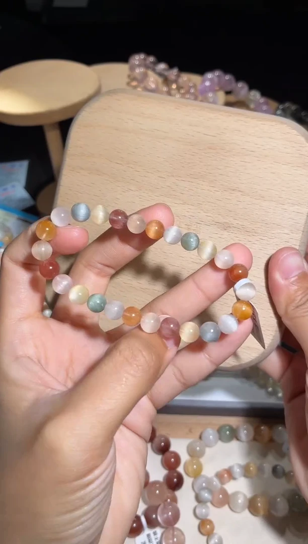 未镶嵌手链水晶70号多样性发一E 7+